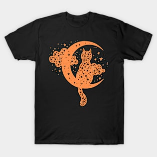 Cat and Moon T-Shirt